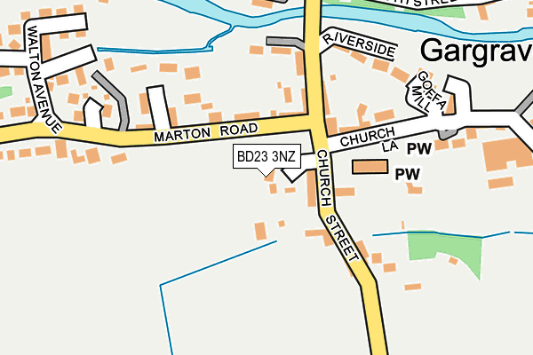 BD23 3NZ map - OS OpenMap – Local (Ordnance Survey) BD23 3NZ map - OS OpenMap – Local (Ordnance Survey)