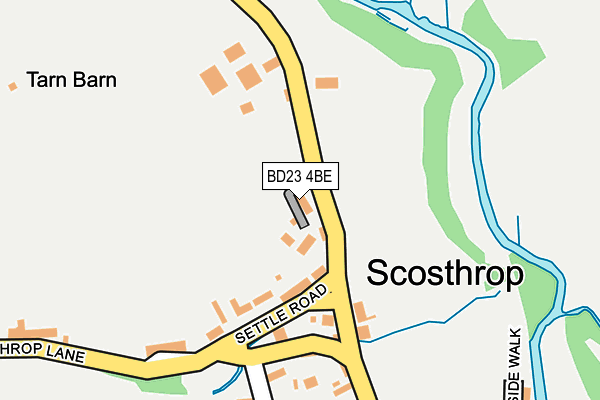 BD23 4BE map - OS OpenMap – Local (Ordnance Survey) BD23 4BE map - OS OpenMap – Local (Ordnance Survey)