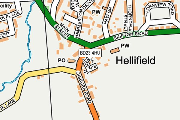 BD23 4HU map - OS OpenMap – Local (Ordnance Survey) BD23 4HU map - OS OpenMap – Local (Ordnance Survey)