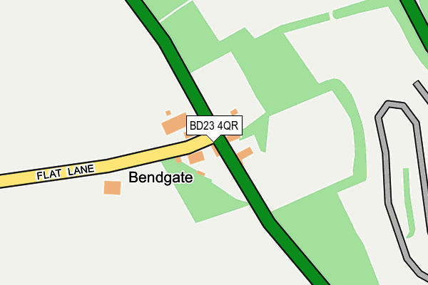 BD23 4QR map - OS OpenMap – Local (Ordnance Survey) BD23 4QR map - OS OpenMap – Local (Ordnance Survey)