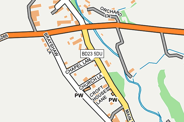 BD23 5DU map - OS OpenMap – Local (Ordnance Survey) BD23 5DU map - OS OpenMap – Local (Ordnance Survey)