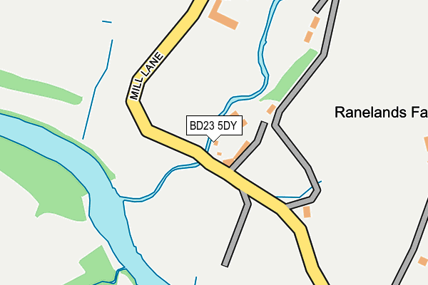 BD23 5DY map - OS OpenMap – Local (Ordnance Survey) BD23 5DY map - OS OpenMap – Local (Ordnance Survey)