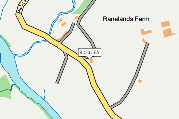 BD23 5EA map - OS OpenMap – Local (Ordnance Survey) BD23 5EA map - OS OpenMap – Local (Ordnance Survey)