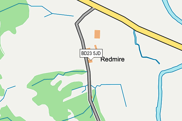 BD23 5JD map - OS OpenMap – Local (Ordnance Survey) BD23 5JD map - OS OpenMap – Local (Ordnance Survey)