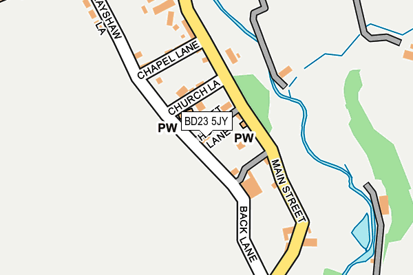 BD23 5JY map - OS OpenMap – Local (Ordnance Survey) BD23 5JY map - OS OpenMap – Local (Ordnance Survey)