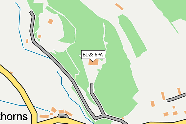 BD23 5PA map - OS OpenMap – Local (Ordnance Survey) BD23 5PA map - OS OpenMap – Local (Ordnance Survey)