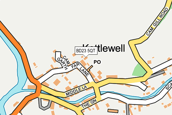 BD23 5QT map - OS OpenMap – Local (Ordnance Survey) BD23 5QT map - OS OpenMap – Local (Ordnance Survey)