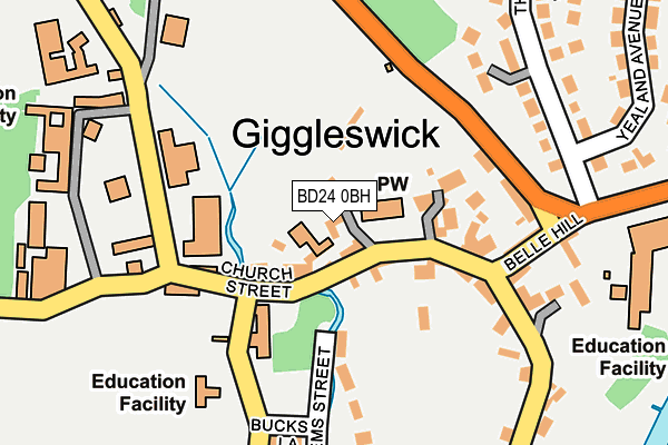 BD24 0BH map - OS OpenMap – Local (Ordnance Survey) BD24 0BH map - OS OpenMap – Local (Ordnance Survey)