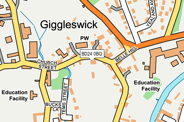 BD24 0BQ map - OS OpenMap – Local (Ordnance Survey) BD24 0BQ map - OS OpenMap – Local (Ordnance Survey)