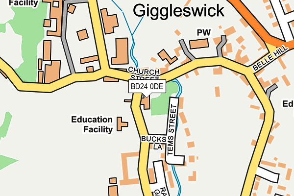 BD24 0DE map - OS OpenMap – Local (Ordnance Survey) BD24 0DE map - OS OpenMap – Local (Ordnance Survey)