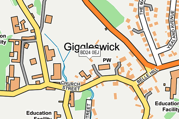 BD24 0EJ map - OS OpenMap – Local (Ordnance Survey) BD24 0EJ map - OS OpenMap – Local (Ordnance Survey)