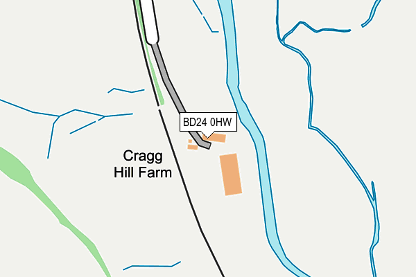 BD24 0HW map - OS OpenMap – Local (Ordnance Survey) BD24 0HW map - OS OpenMap – Local (Ordnance Survey)