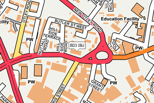 BD3 0BJ map - OS OpenMap – Local (Ordnance Survey) BD3 0BJ map - OS OpenMap – Local (Ordnance Survey)