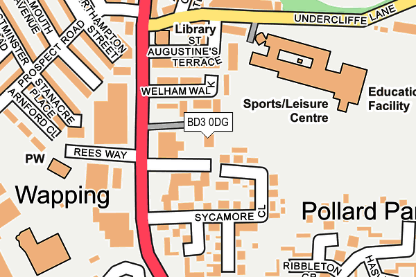 BD3 0DG map - OS OpenMap – Local (Ordnance Survey) BD3 0DG map - OS OpenMap – Local (Ordnance Survey)