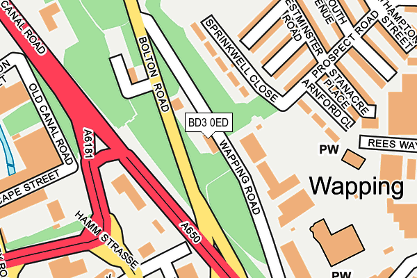 BD3 0ED map - OS OpenMap – Local (Ordnance Survey) BD3 0ED map - OS OpenMap – Local (Ordnance Survey)