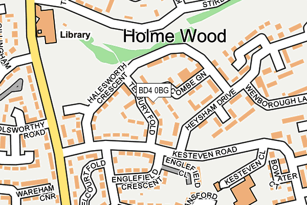 BD4 0BG map - OS OpenMap – Local (Ordnance Survey) BD4 0BG map - OS OpenMap – Local (Ordnance Survey)