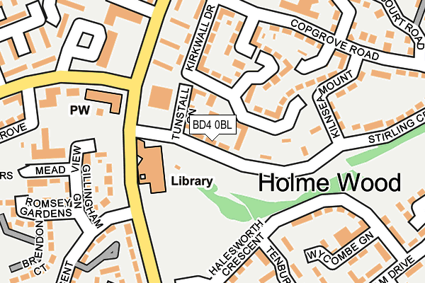 BD4 0BL map - OS OpenMap – Local (Ordnance Survey) BD4 0BL map - OS OpenMap – Local (Ordnance Survey)