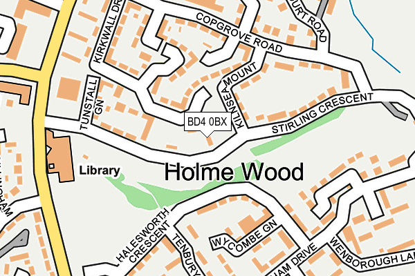 BD4 0BX map - OS OpenMap – Local (Ordnance Survey) BD4 0BX map - OS OpenMap – Local (Ordnance Survey)