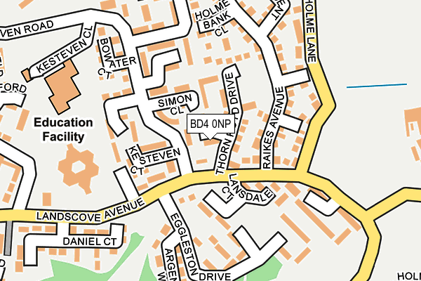 BD4 0NP map - OS OpenMap – Local (Ordnance Survey) BD4 0NP map - OS OpenMap – Local (Ordnance Survey)