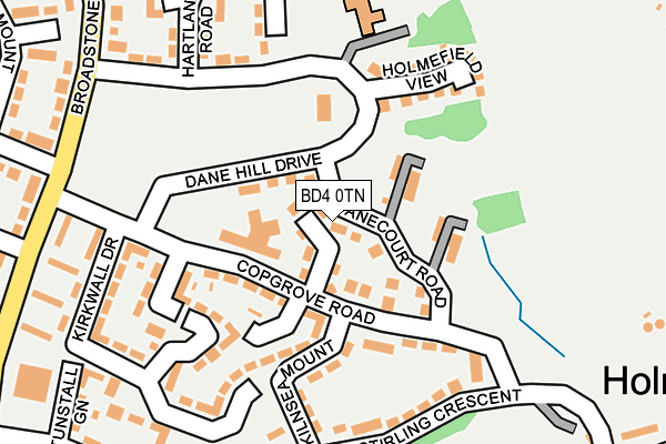 BD4 0TN map - OS OpenMap – Local (Ordnance Survey) BD4 0TN map - OS OpenMap – Local (Ordnance Survey)