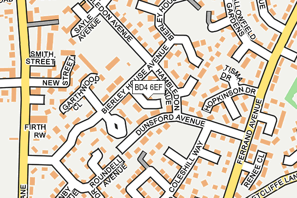 BD4 6EF map - OS OpenMap – Local (Ordnance Survey) BD4 6EF map - OS OpenMap – Local (Ordnance Survey)