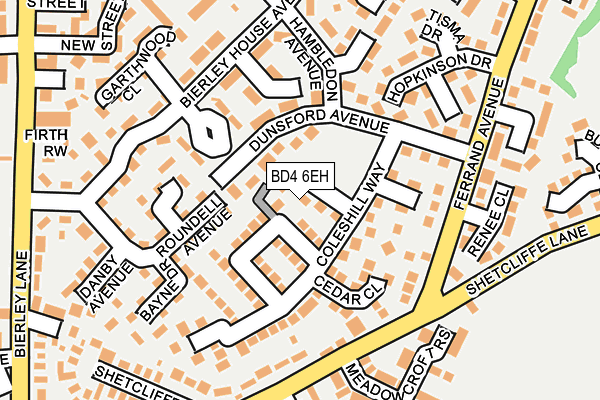 BD4 6EH map - OS OpenMap – Local (Ordnance Survey) BD4 6EH map - OS OpenMap – Local (Ordnance Survey)