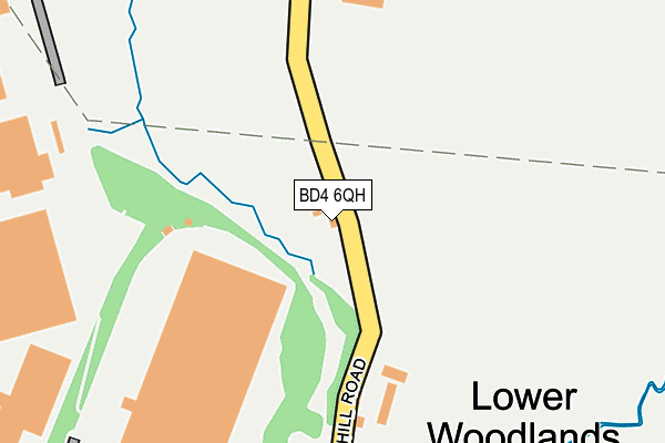 BD4 6QH map - OS OpenMap – Local (Ordnance Survey) BD4 6QH map - OS OpenMap – Local (Ordnance Survey)