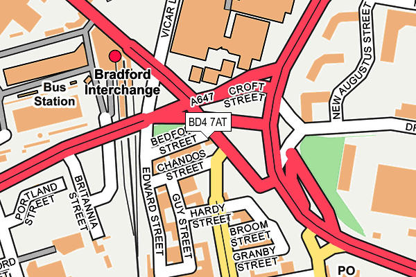 BD4 7AT map - OS OpenMap – Local (Ordnance Survey) BD4 7AT map - OS OpenMap – Local (Ordnance Survey)