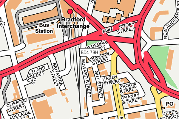 BD4 7BH map - OS OpenMap – Local (Ordnance Survey) BD4 7BH map - OS OpenMap – Local (Ordnance Survey)