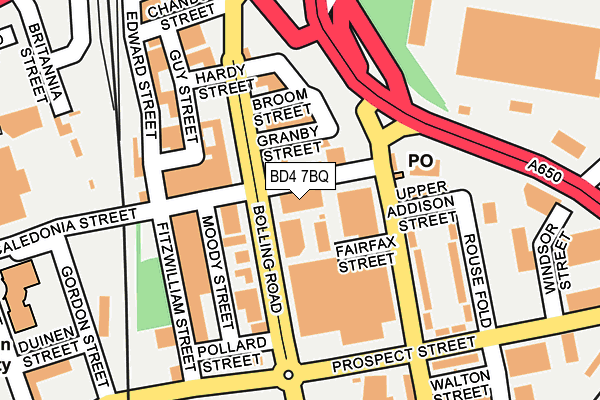 BD4 7BQ map - OS OpenMap – Local (Ordnance Survey) BD4 7BQ map - OS OpenMap – Local (Ordnance Survey)