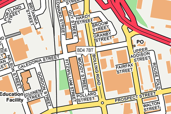 BD4 7BT map - OS OpenMap – Local (Ordnance Survey) BD4 7BT map - OS OpenMap – Local (Ordnance Survey)