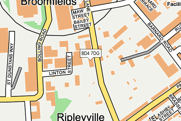 BD4 7DG map - OS OpenMap – Local (Ordnance Survey) BD4 7DG map - OS OpenMap – Local (Ordnance Survey)