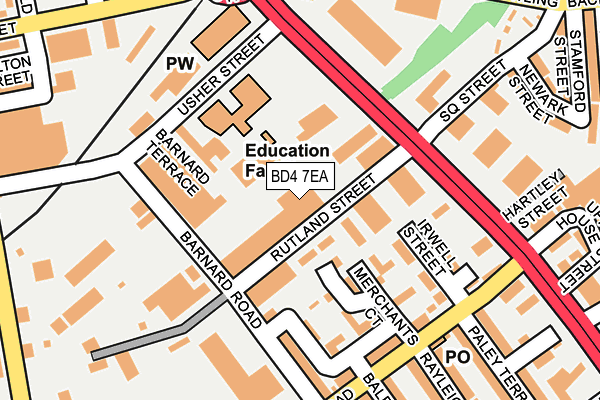 BD4 7EA map - OS OpenMap – Local (Ordnance Survey) BD4 7EA map - OS OpenMap – Local (Ordnance Survey)