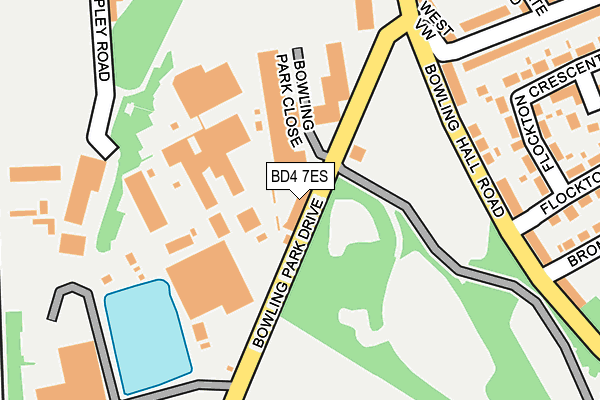 BD4 7ES map - OS OpenMap – Local (Ordnance Survey) BD4 7ES map - OS OpenMap – Local (Ordnance Survey)