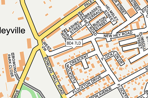 BD4 7LD map - OS OpenMap – Local (Ordnance Survey) BD4 7LD map - OS OpenMap – Local (Ordnance Survey)