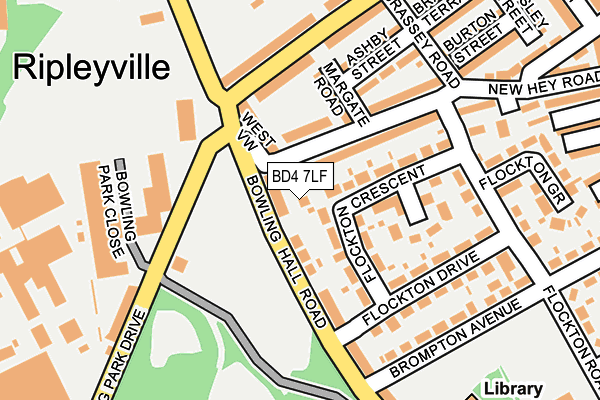 BD4 7LF map - OS OpenMap – Local (Ordnance Survey) BD4 7LF map - OS OpenMap – Local (Ordnance Survey)