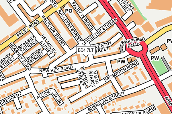 BD4 7LT map - OS OpenMap – Local (Ordnance Survey) BD4 7LT map - OS OpenMap – Local (Ordnance Survey)