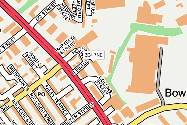 BD4 7NE map - OS OpenMap – Local (Ordnance Survey) BD4 7NE map - OS OpenMap – Local (Ordnance Survey)