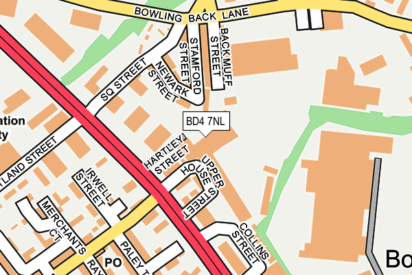 BD4 7NL map - OS OpenMap – Local (Ordnance Survey) BD4 7NL map - OS OpenMap – Local (Ordnance Survey)