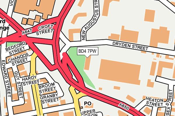 BD4 7PW map - OS OpenMap – Local (Ordnance Survey) BD4 7PW map - OS OpenMap – Local (Ordnance Survey)