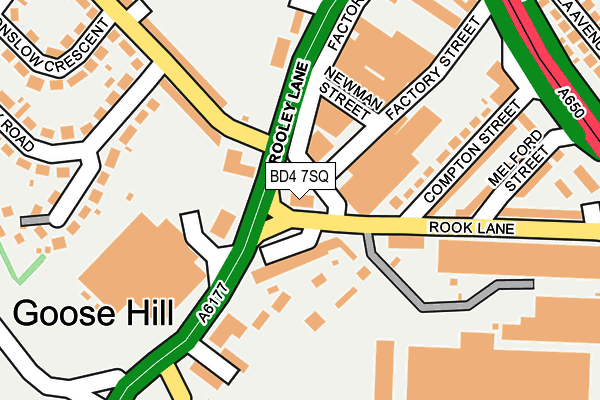 BD4 7SQ map - OS OpenMap – Local (Ordnance Survey) BD4 7SQ map - OS OpenMap – Local (Ordnance Survey)