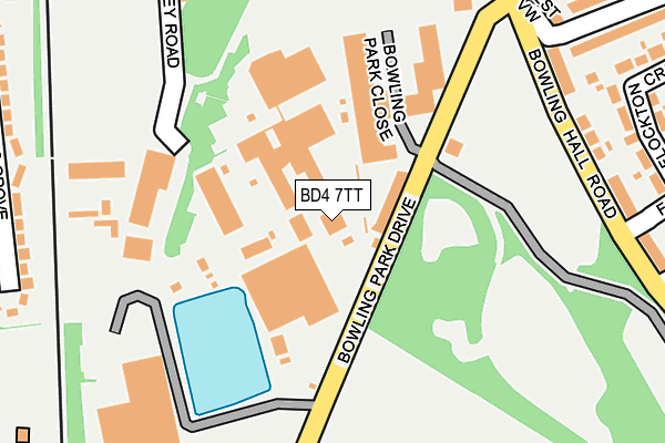 BD4 7TT map - OS OpenMap – Local (Ordnance Survey) BD4 7TT map - OS OpenMap – Local (Ordnance Survey)