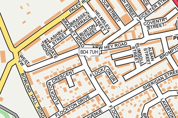 BD4 7UH map - OS OpenMap – Local (Ordnance Survey) BD4 7UH map - OS OpenMap – Local (Ordnance Survey)