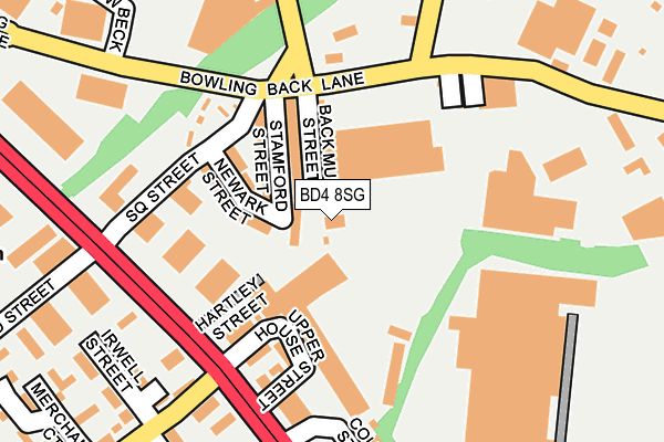 BD4 8SG map - OS OpenMap – Local (Ordnance Survey) BD4 8SG map - OS OpenMap – Local (Ordnance Survey)