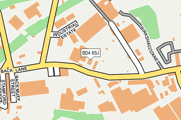 BD4 8SJ map - OS OpenMap – Local (Ordnance Survey) BD4 8SJ map - OS OpenMap – Local (Ordnance Survey)