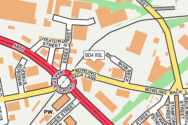 BD4 8SL map - OS OpenMap – Local (Ordnance Survey) BD4 8SL map - OS OpenMap – Local (Ordnance Survey)