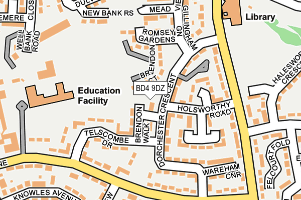 BD4 9DZ map - OS OpenMap – Local (Ordnance Survey) BD4 9DZ map - OS OpenMap – Local (Ordnance Survey)
