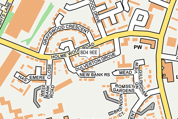 BD4 9EE map - OS OpenMap – Local (Ordnance Survey) BD4 9EE map - OS OpenMap – Local (Ordnance Survey)