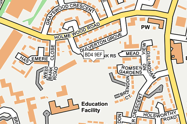 BD4 9EF map - OS OpenMap – Local (Ordnance Survey) BD4 9EF map - OS OpenMap – Local (Ordnance Survey)