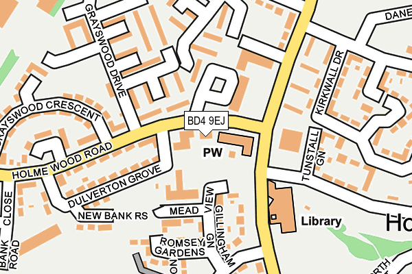 BD4 9EJ map - OS OpenMap – Local (Ordnance Survey) BD4 9EJ map - OS OpenMap – Local (Ordnance Survey)